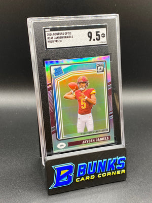 2024 Jayden Daniels Holo Prizm RC SGC 9.5