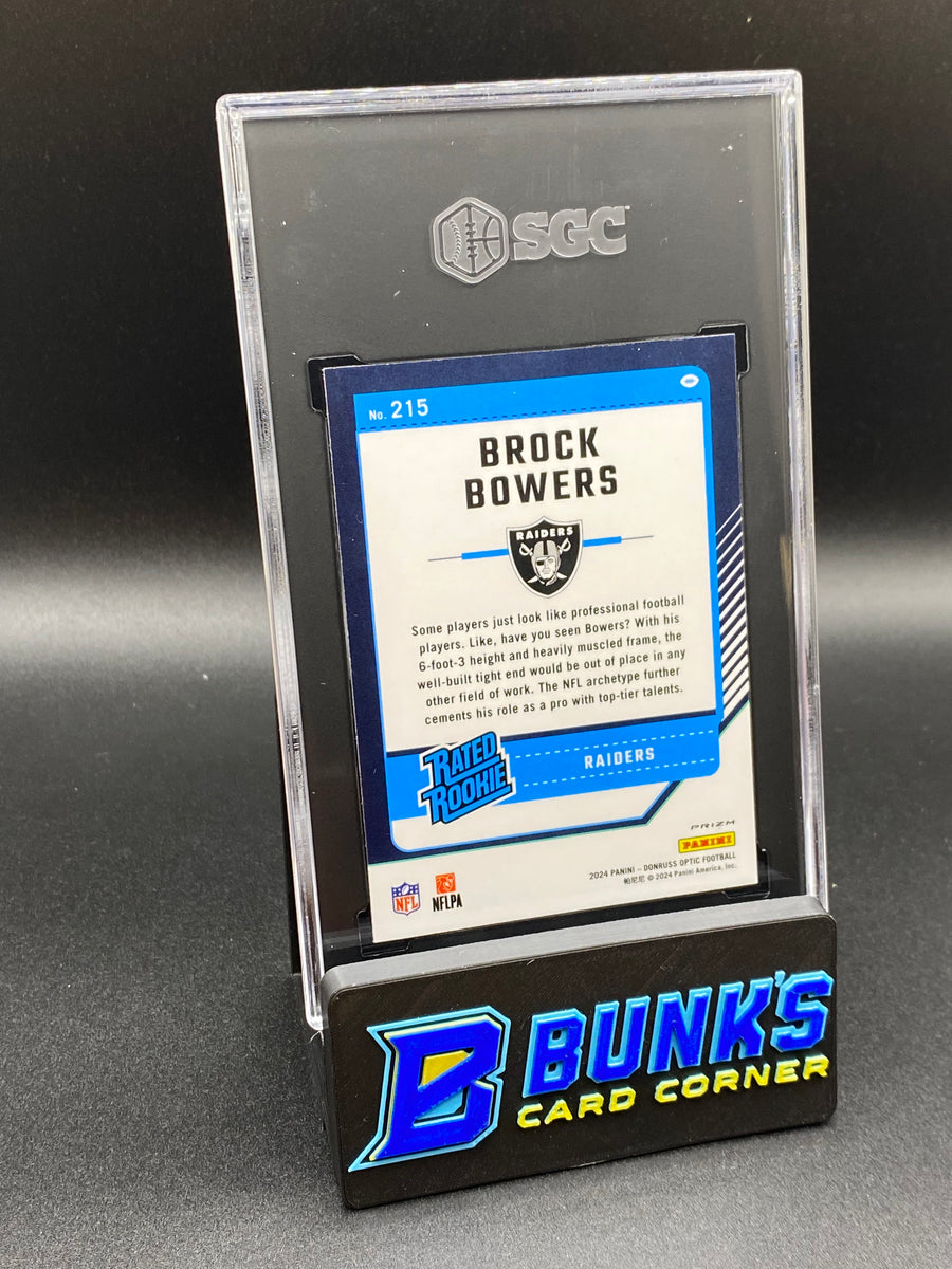 2024 Brock Bowers Holo Prizm SGC 10 RC