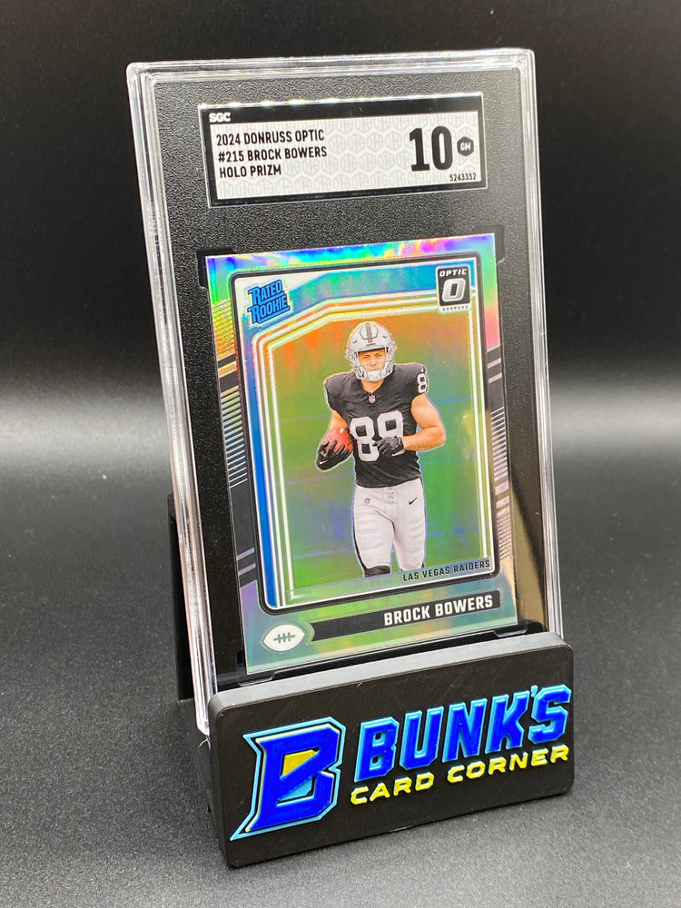2024 Brock Bowers Holo Prizm SGC 10 RC