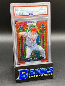 2021 Mike Trout ST. GL Donut Circles Prizm PSA 10 (Box B46)