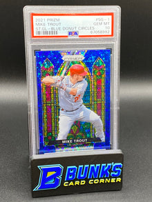 2021 Mike Trout St. GL Blue Donut Circles PSA 10 (Box B46)