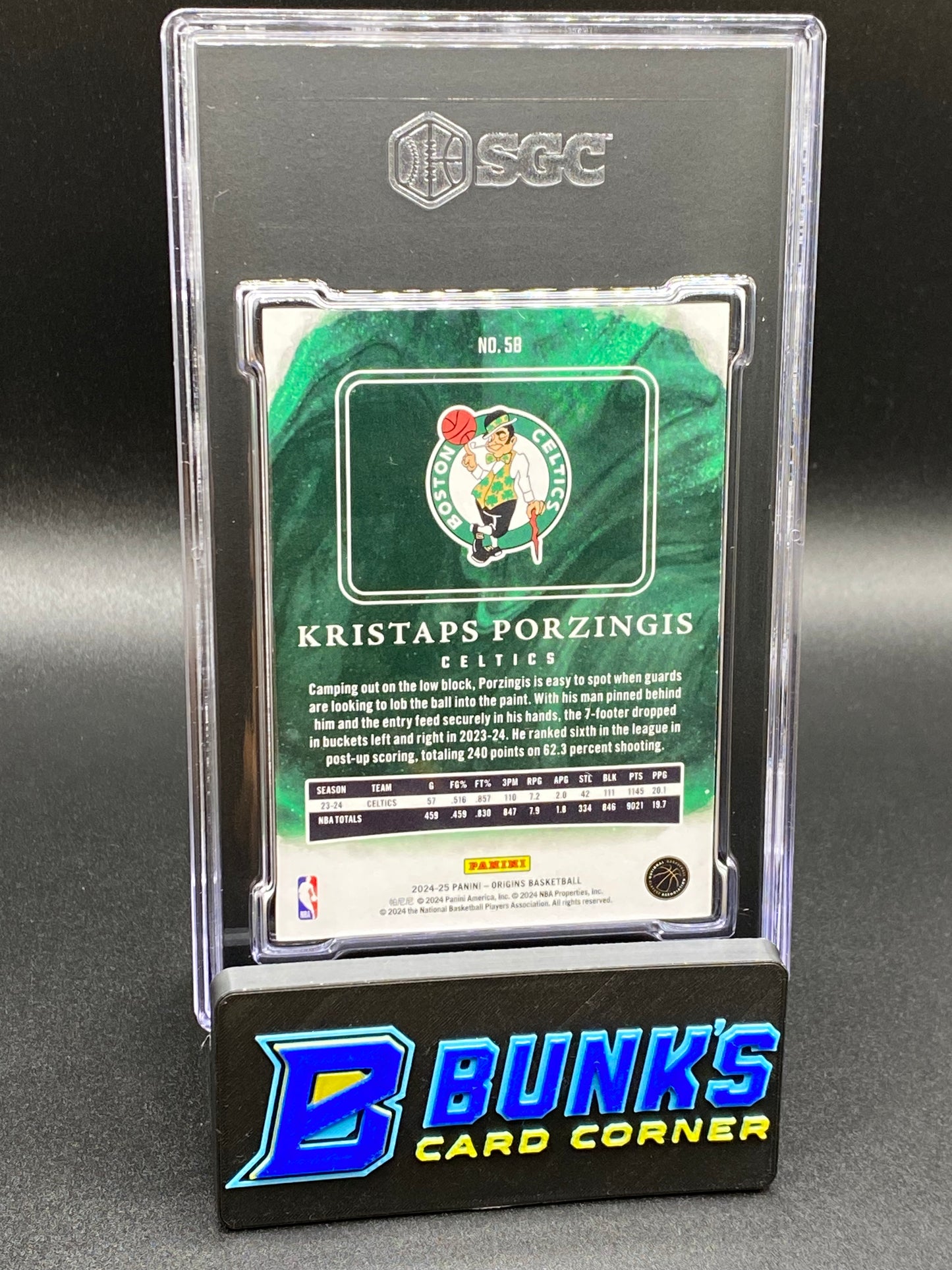 2024-25 Kristaps porzingis Amethyst SGC 9.5 (Box B46)