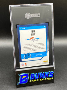 2024 Bo Nix Pink Prizm RC SGC 10 (Box B46)