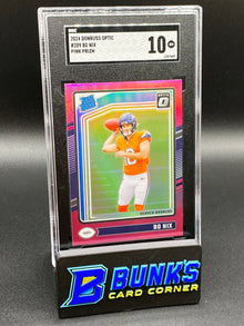 2024 Bo Nix Pink Prizm RC SGC 10 (Box B46)