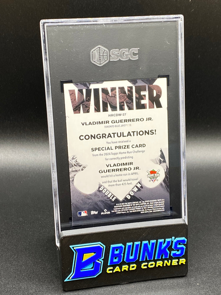 2024 Vladimir Guerrero Jr. April Winner, Double Down SGC 9