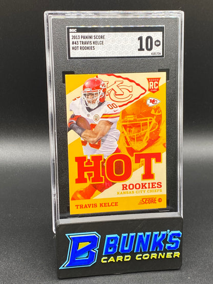 2013 Travis Kelce Hot Rookies RC SGC 10 (Box B46)
