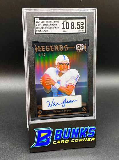 2024 Warren Moon Legends Auto. Bronze SGC 10/8.5 (Box B47)