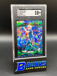 2024 Drake Maye Fireworks Green Ice Prizm SGC 10 (Box B47)