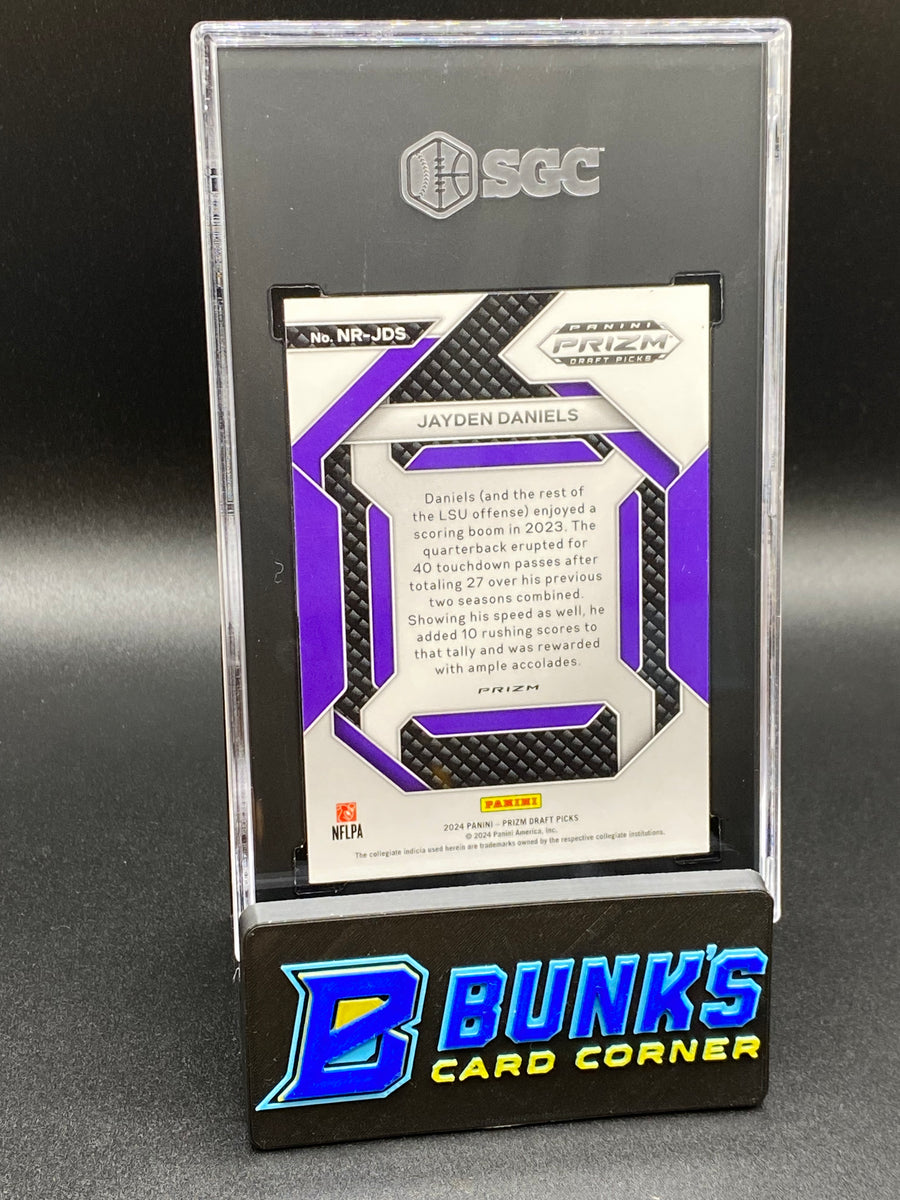 2024 Jayden Daniels New Recruits Red Ice Prizm SGC 10