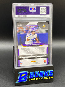 2020 Justin Jefferson RC Silver Auto. PSA 9 (Box B47)