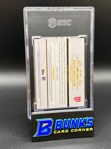 2013 Paul Molitor Auto. Sepia SGC 10/10 (Box B47)