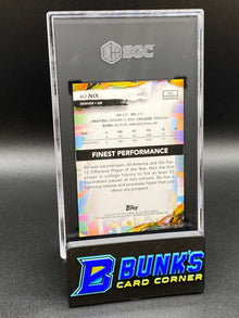 2024 Bo Nix Green Refractor RC SGC 10 (Box B47)