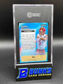 2024 Jayden Daniels All-Etch Refractor SGC 10 RC (Box B47)
