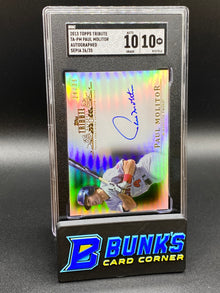 2013 Paul Molitor Auto. Sepia SGC 10/10 (Box B47)
