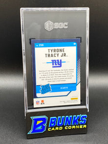 2024 Tyrone Tracy Jr. Blue Glitter Prizm SGC 10 RC SSP (Box B47)