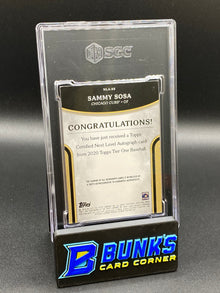 2020 Sammy Sosa Next Level Auto. Bronze SGC 10 (Box B48)