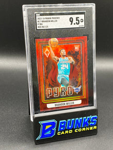 2023-24 Brandon Miller Pyro Red RC SGC 9.5 (Box B48)