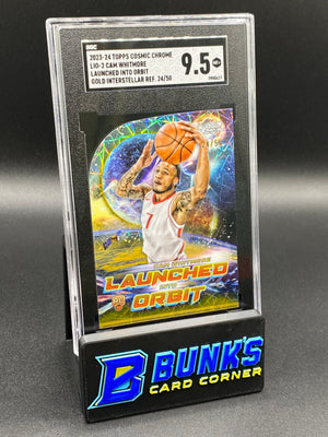 2023-24 Cam Whitmore Launched into Orbit Gold Interstellar Ref. SGC 9.5