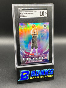 2023-24 Victor Wembanyama Hoopla Silver Prizm SGC 10 RC (Box B48)