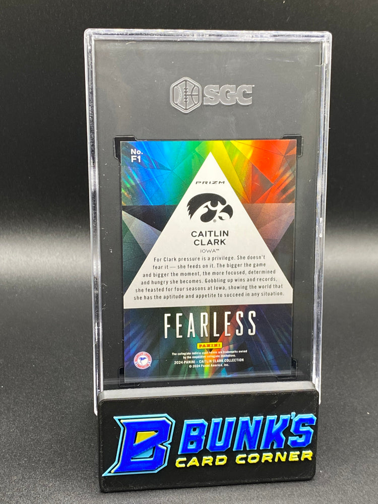 2024 Caitlin Clark Fearless SGC 9.5