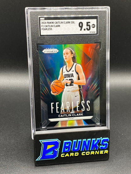 2024 Caitlin Clark Fearless SGC 9.5 (Box B48)