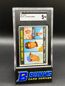 1967 N.L. Pitching Leaders SGC 5 (Box B49)