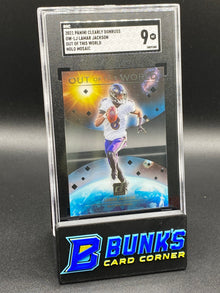 2021 Lamar Jackson Out of This World Holo Mosaic SGC 9 (Box B49)