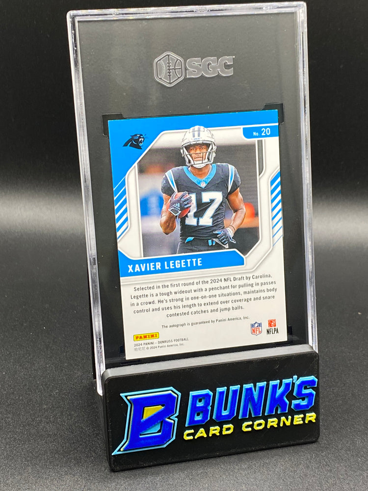 2024 Xavier Legette Elite Series Rookies Auto. SGC 10/9.5
