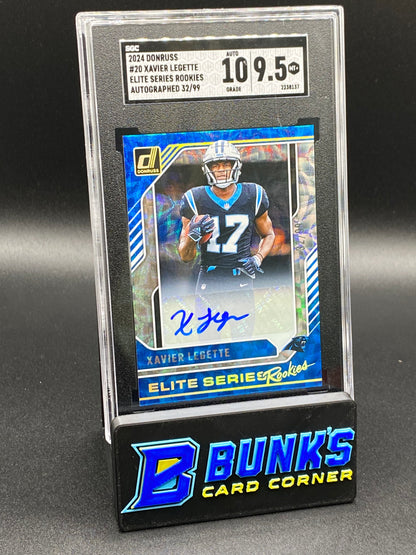 2024 Xavier Legette Elite Series Rookies Auto. SGC 10/9.5 (Box B49)