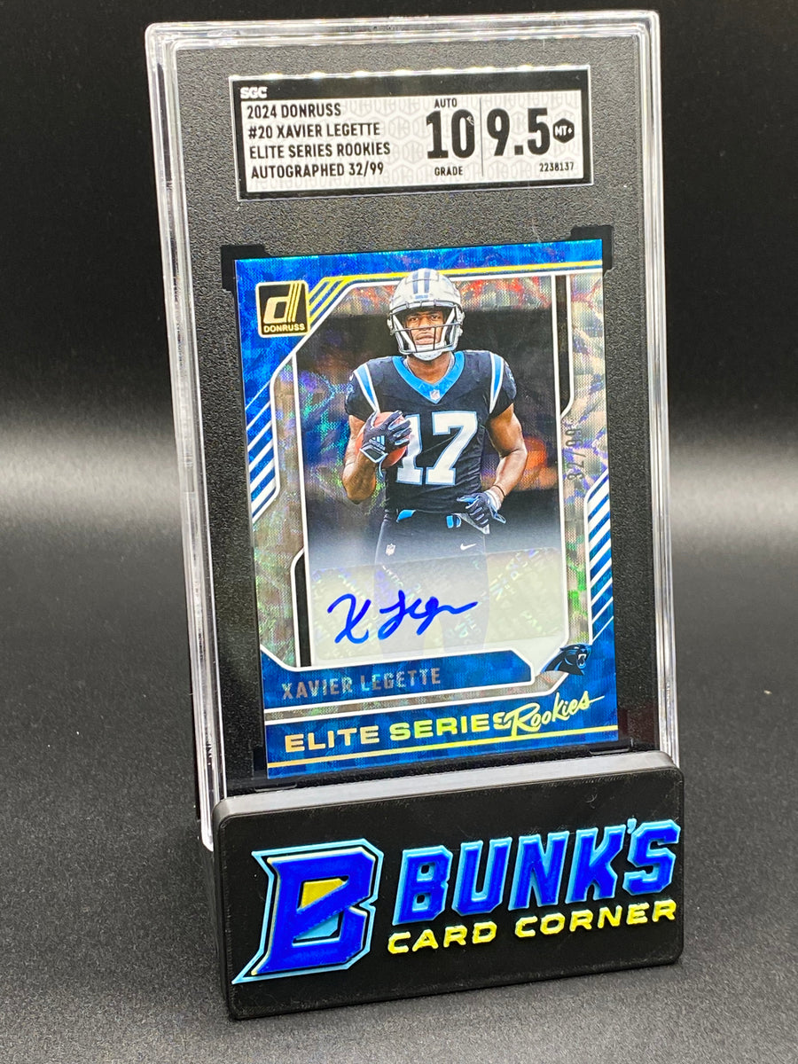 2024 Xavier Legette Elite Series Rookies Auto. SGC 10/9.5
