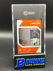 2021 Ja’Marr Chase Star Studded Red Plaid Prizm RC SGC 10 (Box B49)