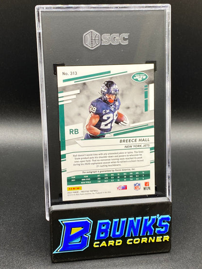 2022 Breece Hall Auto. Xtra Points Premium SGC 10/9.5 (Box B49)