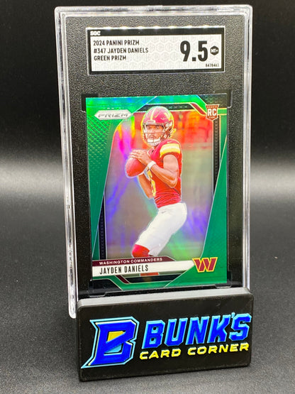 2024 Jayden Daniels Green Prizm RC SGC 9.5 (Box B50)