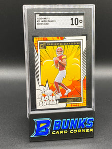 2024 Jayden Daniels Bomb Squad! RC SGC 10 (Box B50)