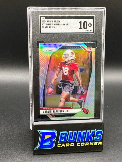 2024 Marvin Harrison Jr. Sliver Prizm RC SGC 10 (Box B50)
