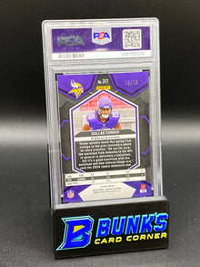 2024 Dallas Turner Pink Swirl PSA 9 RC (Box B50)