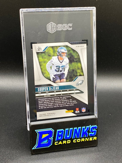 2024 Cooper DeJean Lazer Prizm SGC 10 RC (Box B50)
