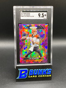 2021 Joe Burrow Purple Ice Prizm SGC 9.5 (Box B50)