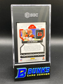 2021 Joe Burrow Purple Ice Prizm SGC 9.5 (Box B50)