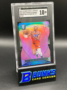 2024-25 Shai Gilgeous-Alexander Mirror Pink Platinum Die-Cut SGC 10 (Box B50)