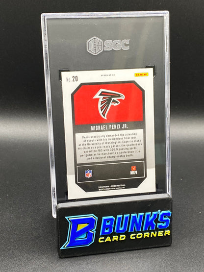 2024 Michael Penix Jr. Emergent Green Wave Prizm SGC 10 (Box B50)