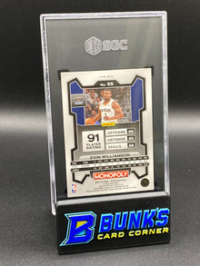 2023-24 Zion Williamson Monopoly Man Black & White SGC 9.5 (Box B50)