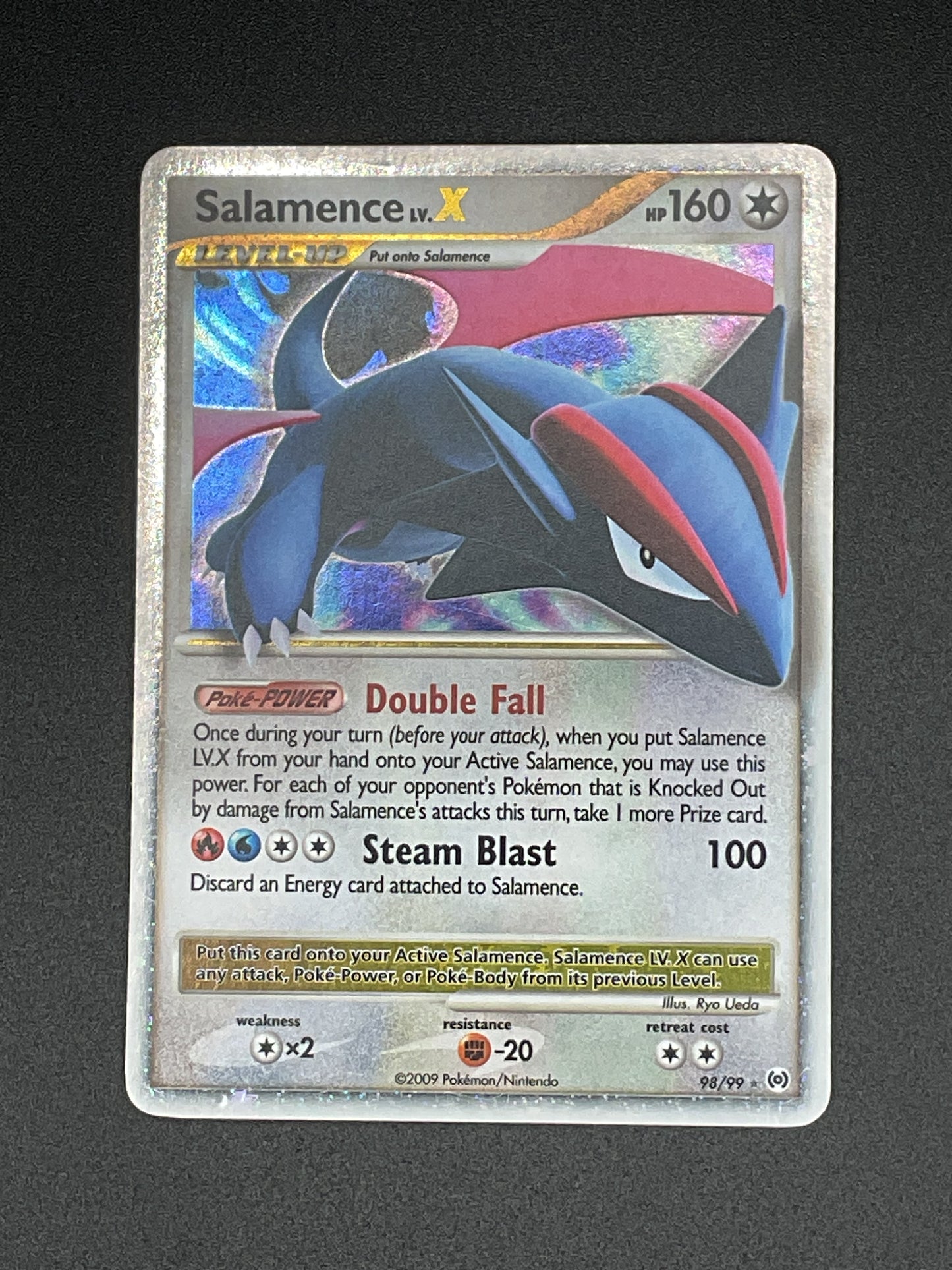 Salamence LV. X Holo Platinum Arceus LP