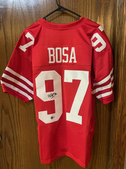 Nick Bosa Autographed Jersey 🔥 Becket Certification