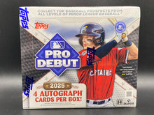 2025 TOPPS MLB Pro Debut Jumbo Hobby Breaker