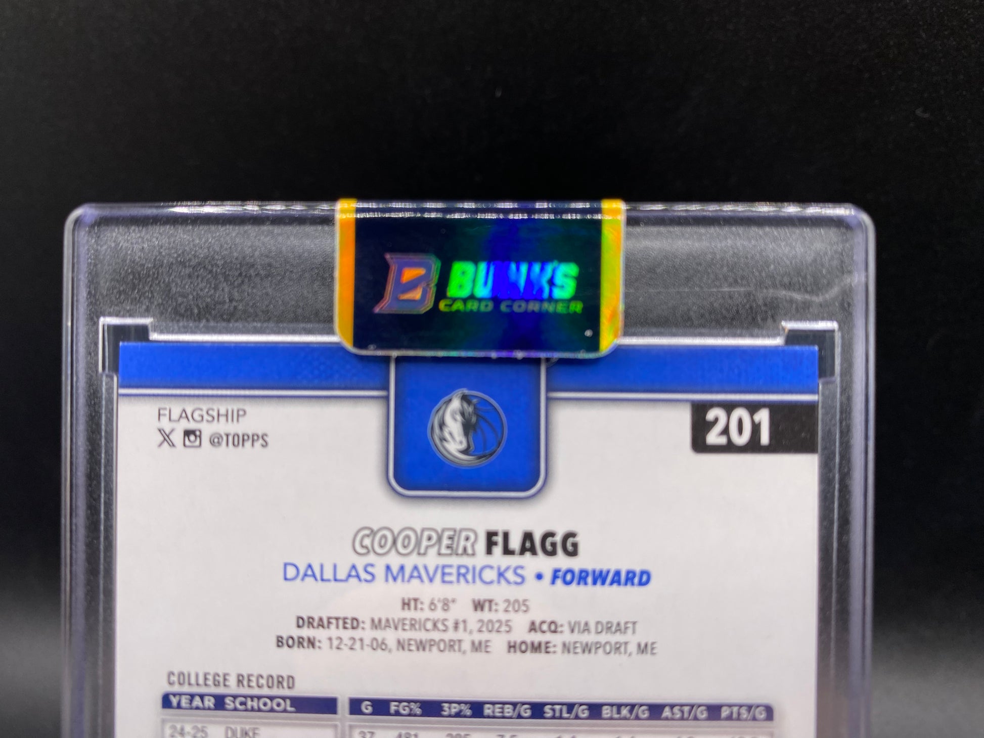 2025-26 TOPPS Cooper Flagg Red 3/5