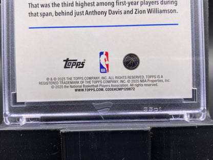2025-26 TOPPS Cooper Flagg Red 3/5