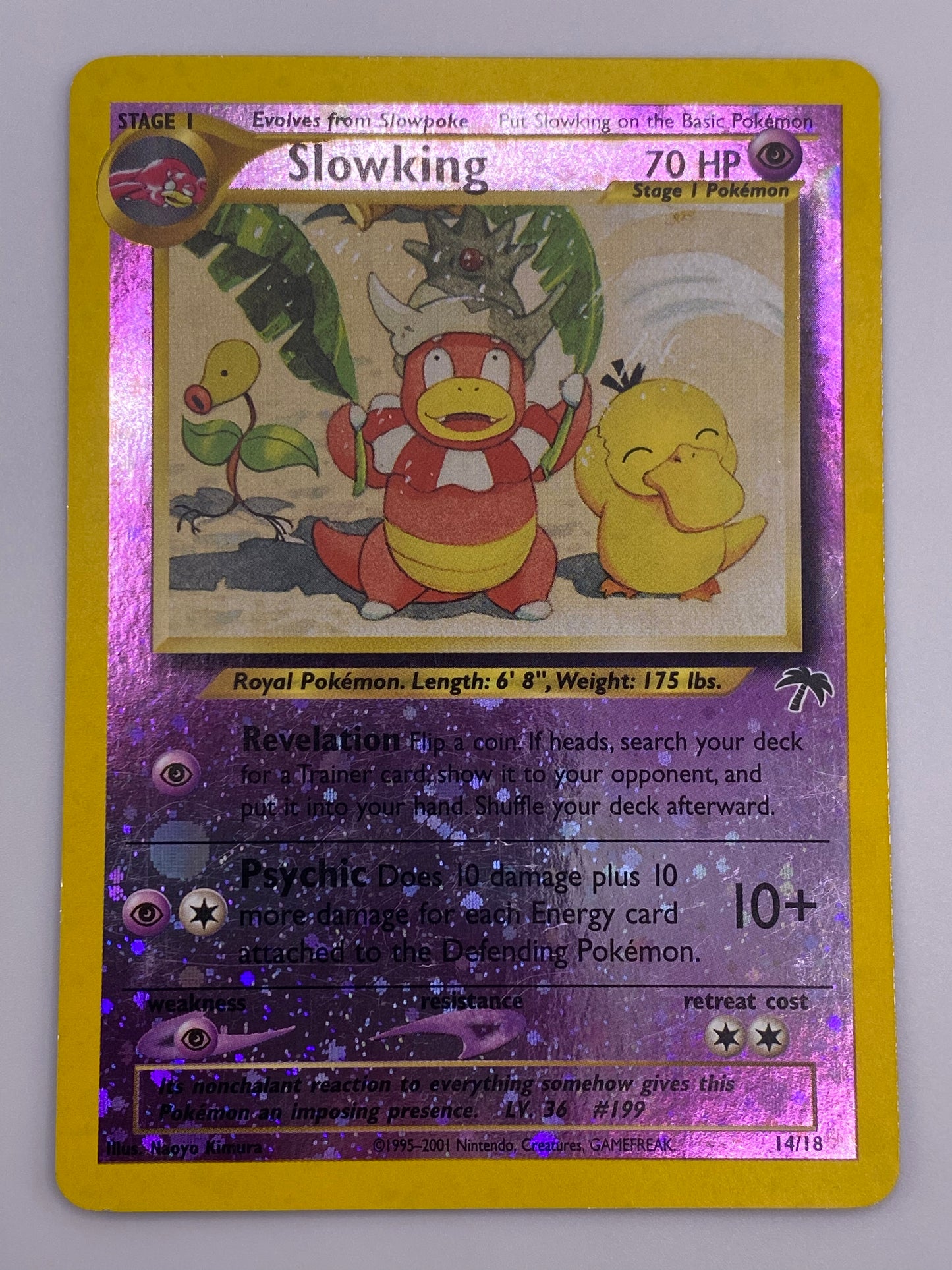 Slowking Reverse Holo Southern Islands LP