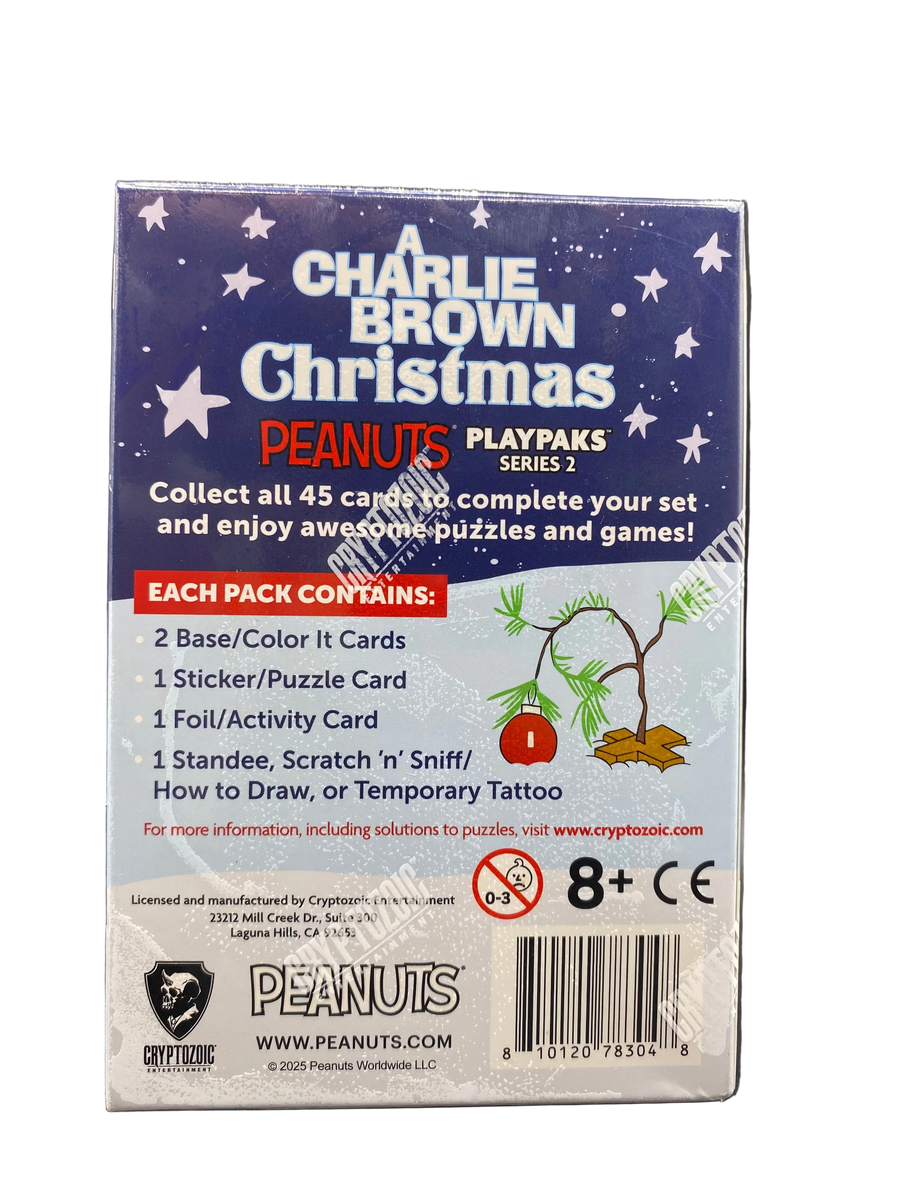 Charlie Brown Christmas PlayPaks Series 2 Cryptozoic Blaster Box