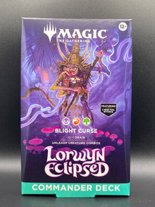 Magic the Gathering Lorwyn Eclipsed Blight Curse Commander Deck